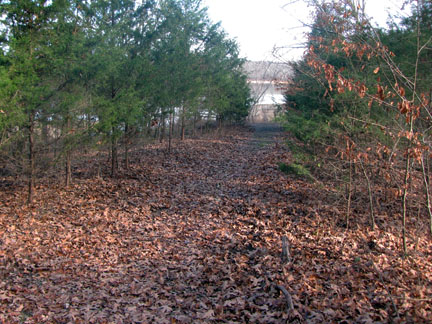 old road and overlook