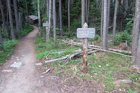 Start of the Finch Lake Trail