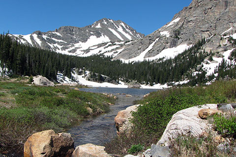 View from Pear Lake outlet
