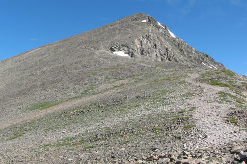 Torreys Peak from near the saddle
