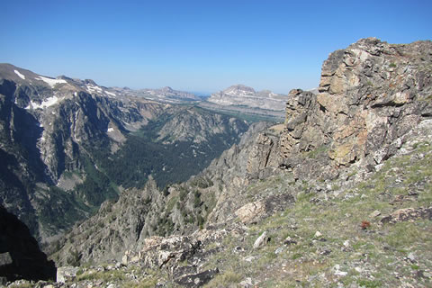 View into Death Canyon