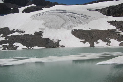 Schoolroom Glacier and Lake