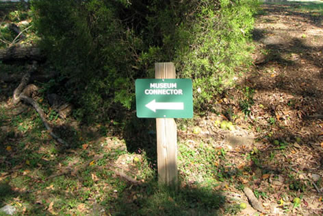 sign for Museum Connector