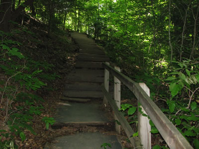 stairs to Middle overlook