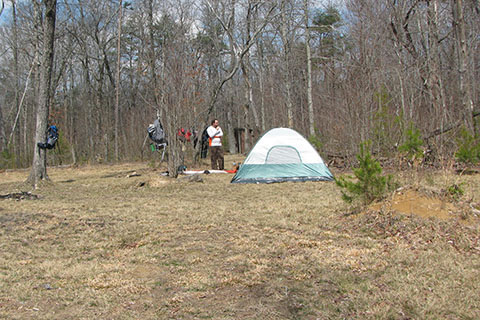 Campers at Campsite 2