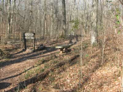 junction with Volunteer Trail