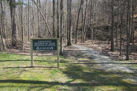 Eagle Point Trailhead sign