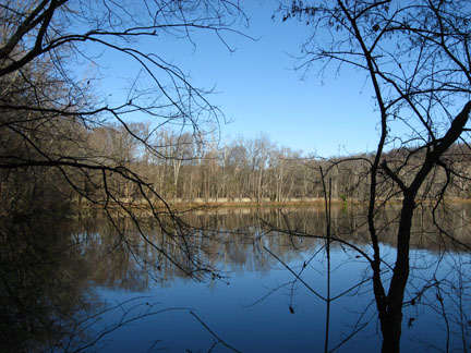Radnor Lake from Otter Creek Road