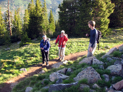 tree line on Mount Holy Cross