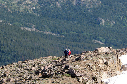 North ridge of Holy Cross