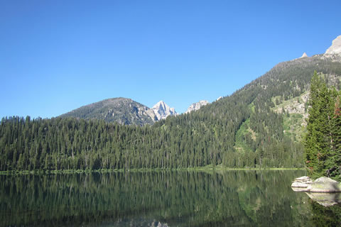 View of Buck Mountain to the south of Bradley Lake