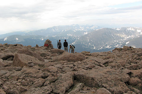 topping out on the summit