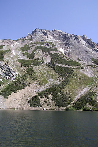 Mount Woodring from Holly Lake