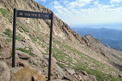Golden Stair Sign