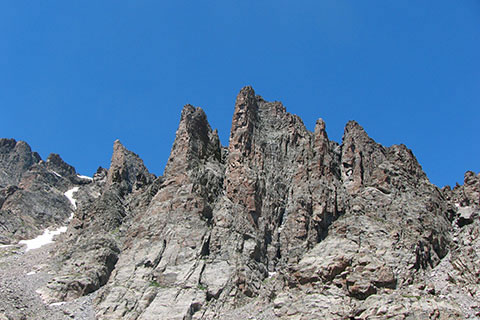 Cathedral Spires from Sky Pond